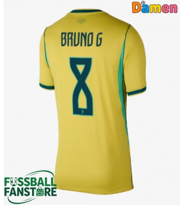 Brasilien Bruno Guimaraes #8 Replik Heimtrikot Damen WM 2026 Kurzarm